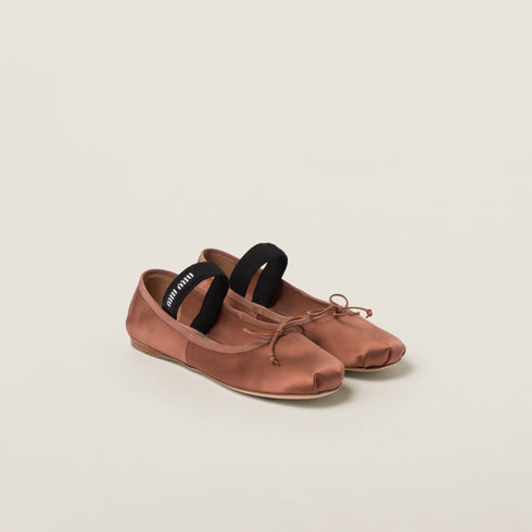 Miu miu Satin ballerinas